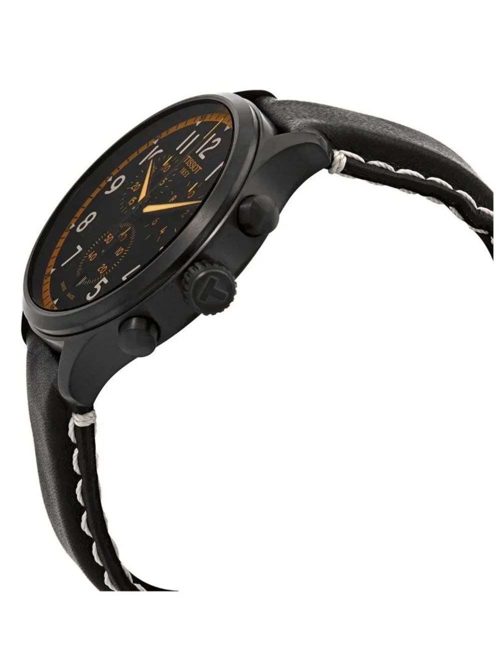 NWT Tissot T-Sport Chronograph Quartz Black Dial Men's Watch